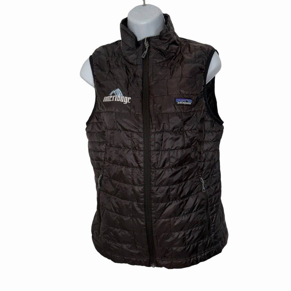Patagonia Interlodge Nano Puff Vest Womens Medium Insulated Full Zip 84247